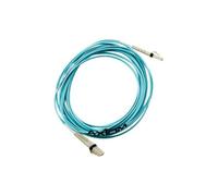 Axiom OM3 LC/LC, 12m Cable de Fibra optica Turquesa - Cable de Fibra óptica (12m, 12 m, OM3, LC, LC, Male Connector/Male Connector, Turquesa)