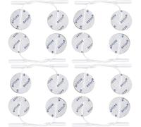 axion® 16 electrodos TENS de Ø 3,2 cm I Conector Pin 2 mm | Parches compatibles con electroestimuladores TENS EMS I Recambios reusables y autoadhesivos I Certificación Sanitaria