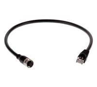 AXIS 01793-001 cable de red Negro 0.5 m Cat5e