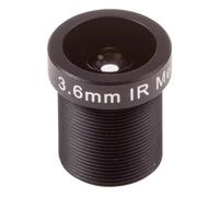 Axis 02007-001 - Lente de cámara de seguridad exterior, objetivo M12 F1.8, ángulo de visión 87°, compatible con modelos P3925-R y P3935-LR, color negro