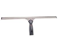 Axis Line Limpiacristales 55 cm - Limpiador de Vidrio de Acero Inoxidable | Escobilla profesional con mango ergonómico antideslizante para palo telescópico y goma dura para cristales sin rayas