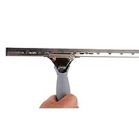 Axis Line Profi Limpiacristales 35 cm - Limpiaventanas de Acero Inoxidable | Mango ajustable 180 grados para pértigas telescópicas, ideal para tragaluces y cristales de difícil acceso en comercios