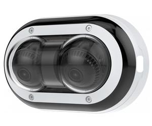 Axis Panoramic P4705-PLVE - Cámara de Red Full HD de 2 megapíxeles para Exteriores, Color Blanco, Negro