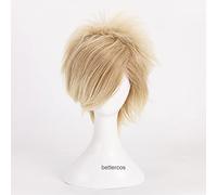 Axis Powers Hetalia APH Danmark Denmark Cosplay Wigs Short Linen Blonde Heat Resistant Synthetic Hair Wig + Wig Cap