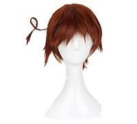 Axis Powers Hetalia APH HETALIA Feliciano Vargas Italy Cosplay Wigs Short Heat Resistant Synthetic Hair Wig + Wig Cap
