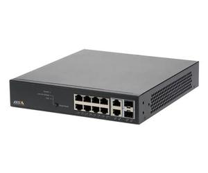 Axis Switch PoE+ T8508, Switch de Red para Soluciones de Videovigilancia, Fácil Instalación y Configuración, Compacto y sin Ventilador