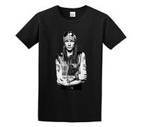 Axl Rose Unisex 100% Cotton Short-Sleeve T-Shirts Black M