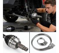 Axle Boot Clamp Tool | 20-Piece Heavy Duty Universal - Cv Joint Boot Clamp Car Repair Kit | offers compatibility with various vehicles throSteering Rack Drive Shaft Tie Rod Bearing Repair Maintenance