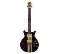 Axman Bob Marley - Réplica de guitarra en miniatura - Regalos musicales - Hecho a mano ornamental escala 1/4 - Incluye una caja de exhibición, etiqueta de nombre y soporte de guitarra en miniatura