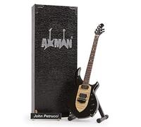 Axman John P: Majesty Music Man - Réplica de Guitarra en Miniatura - Regalos Musicales - Escala Ornamental Hecha a Mano 1/4