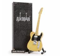 Axman Keith Richards (The Rolling Stones): 1953 'Micawber' - Réplica de Guitarra en Miniatura - Regalos Musicales - Escala Ornamental Hecha a Mano 1/4