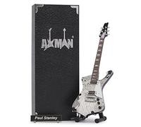 Axman Paul Stanley - Réplica de guitarra en miniatura, regalos musicales, hecha a mano, ornamental 1/4