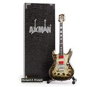 AXMAN Richard Z. Kruspe - Réplica de guitarra en miniatura - Regalos musicales - Adorno hecho a mano