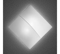 Axo Light Nelly S - lámpara de pared cuadrada con tela 60cm True