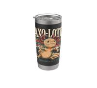 Axo-lotl De Opiniones Todas Válidas Axolotl Humor Vaso térmico de acero inoxidable de doble pared