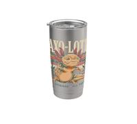 Axo-lotl De Opiniones Todas Válidas Axolotl Humor Vaso térmico de acero inoxidable de doble pared