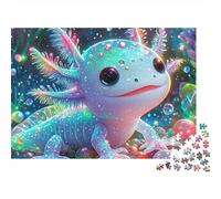 Axolote Fantasía Submarina Puzzle de 1000 Piezas Puzzle para Adultos Juego de Puzzle 1000 Piezas Relajante Hogar Regalo 70x50cm/1000pcs
