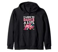 Axolotl Bailarina Dancing Lover Dance I Love To Dance Alotl Sudadera con Capucha