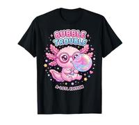 Axolotl Blowing Bubble Chewing Gum Bubble Trouble, Axolotl Camiseta