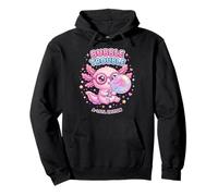 Axolotl Blowing Bubble Chewing Gum Bubble Trouble, Axolotl Sudadera con Capucha