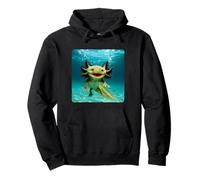 Axolotl Buceo Submarino Ocean Diver Natación Verano Sudadera con Capucha