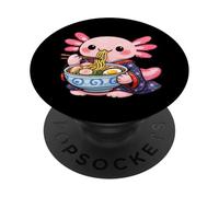 Axolotl Come Fiedos. Diseño De Animales Divertidos PopSockets PopGrip Adhesivo