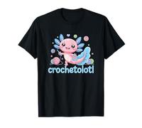 Axolotl Crocheter Crochet Camiseta