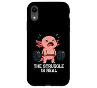 Axolotl Deadlift Gymrats Struggle Is Real Lifting Hombres Mujeres Carcasa para iPhone XR