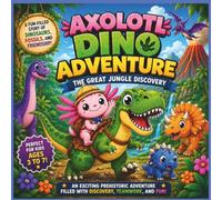Axolotl Dino Adventure: The Great Jungle Discovery: A Bright, Fun-Filled Journey of Dinosaurs, Fossils, and Friendship for Kids Ages 3-7| Axolotl ... Bedtime Story (AXOLOTL ADVENTURES STORYBOOKS)