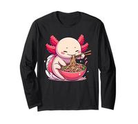 Axolotl Eats Ramen Fideos Japonés Anime Kawaii Axolotls Manga Larga