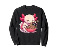 Axolotl Eats Ramen Fideos Japonés Anime Kawaii Axolotls Sudadera