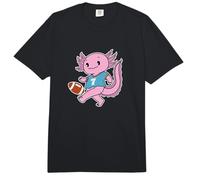 Axolotl Juega fútbol Americano Comfort Colors Adult Heavyweight T-Shirt