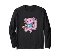 Axolotl Juega fútbol Americano Manga Larga