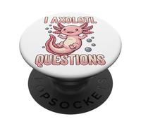 Axolotl Kawaii Gracioso Animales Curioso Diseño PopSockets PopGrip Adhesivo