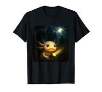 Axolotl - Linterna de Noche de Terror aterradora Halloween Fantasma Camiseta