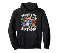 Axolotl Master Builder Blocks Bricks Brush It's My Birthday Sudadera con Capucha