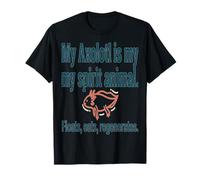 Axolotl Mi Axolotl es mi espíritu, Animal Flotante, Come, se regenera Camiseta