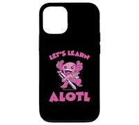 Axolotl Mochila Escolar Aprendamos Let's Learn Alotl Carcasa para iPhone 12/12 Pro
