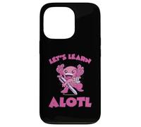 Axolotl Mochila Escolar Aprendamos Let's Learn Alotl Carcasa para iPhone 13 Pro