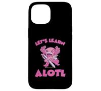 Axolotl Mochila Escolar Aprendamos Let's Learn Alotl Carcasa para iPhone 15