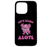 Axolotl Mochila Escolar Aprendamos Let's Learn Alotl Carcasa para iPhone 15 Pro Max