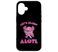 Axolotl Mochila Escolar Aprendamos Let's Learn Alotl Carcasa para iPhone 16