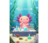 Axolotl Science NoteSketch Notebook: Alternating Lined & Framed Blank Pages. Size 6x9 inches and 120 Pages