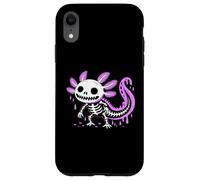 Axolotl Skeleton Drip Halloween Costume Kids Spooky Season Carcasa para iPhone XR
