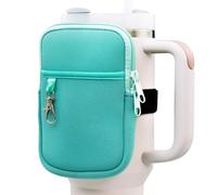 Axolotl Stanley Cup Accesorios: Bolsa con cremallera para botellas de agua de 30 y 40 onzas, esencial para Stanley Quencher Adventure Cup, se dobla como riñonera, bolso, bolsa para vaso, incluye