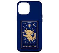 Axolotl Tarot Estrella Diseño Espiritual tierno Kawaii Carcasa para iPhone 12 Pro MAX