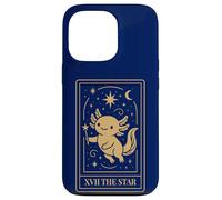 Axolotl Tarot Estrella Diseño Espiritual tierno Kawaii Carcasa para iPhone 13 Pro