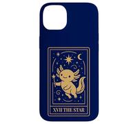 Axolotl Tarot Estrella Diseño Espiritual tierno Kawaii Carcasa para iPhone 14 Plus