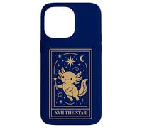 Axolotl Tarot Estrella Diseño Espiritual tierno Kawaii Carcasa para iPhone 14 Pro MAX