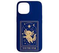 Axolotl Tarot Estrella Diseño Espiritual tierno Kawaii Carcasa para iPhone 15